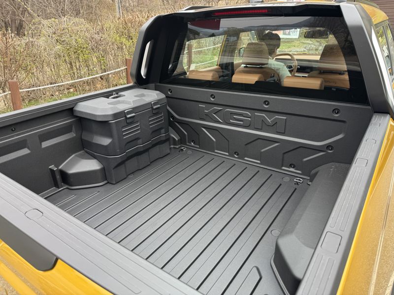 KGM 무쏘 EV 후면. 정원일 기자