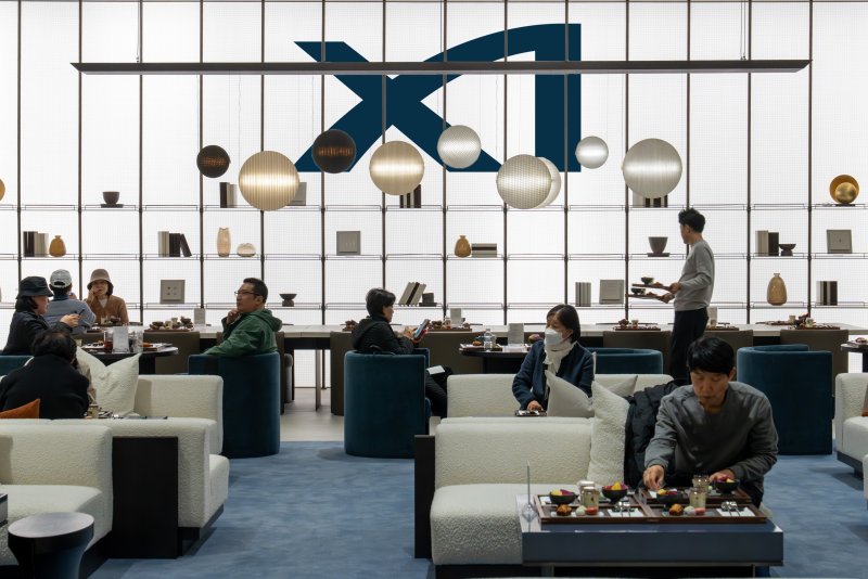 지난달 29일 서울 대치동 자이갤러리에서 열린 '자이안 데이' 행사에 참석한 입주민들.GS건설 제공