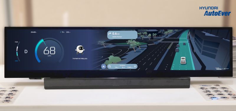 생성형 AI와 AR을 활용한 <span id='_stock_code_307950' data-stockcode='307950'>현대오토에버</span>의 ‘차세대 내비게이션’. 현대오토에버 제공