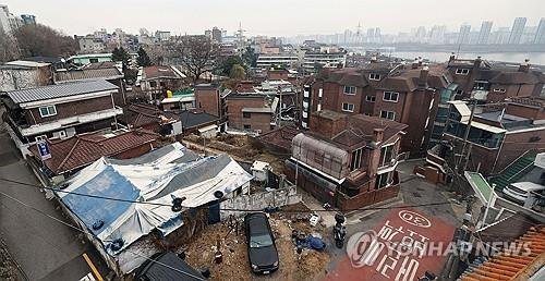 서울 용산구 한남5구역 모습. 연합뉴스