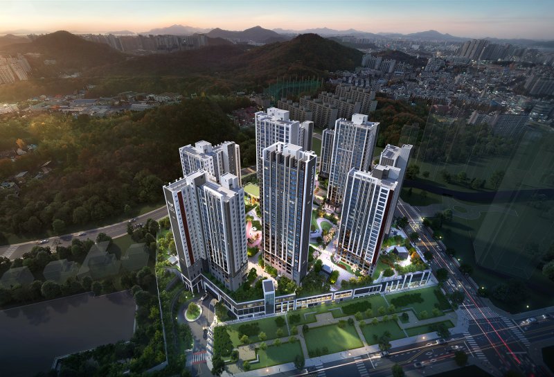 풍무역 롯데캐슬 시그니처 조감도. 롯데건설 제공