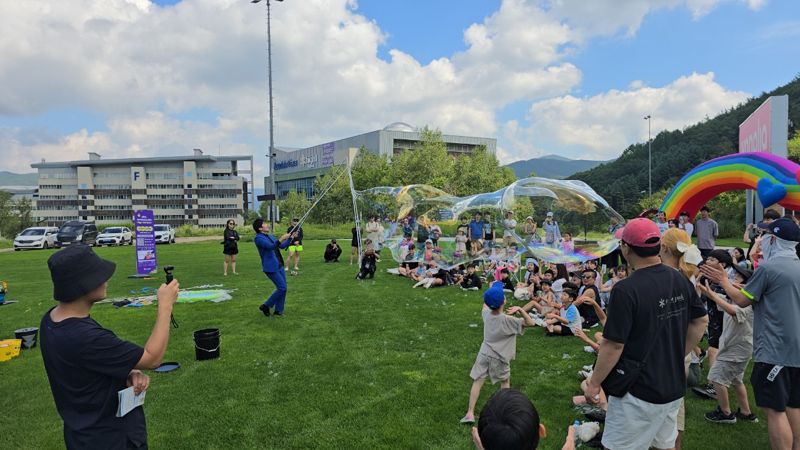 지난해 5월 강원도 정선 하이원리조트 마운틴베이스에서 열린 '키즈 원더랜드'. 강원랜드 제공