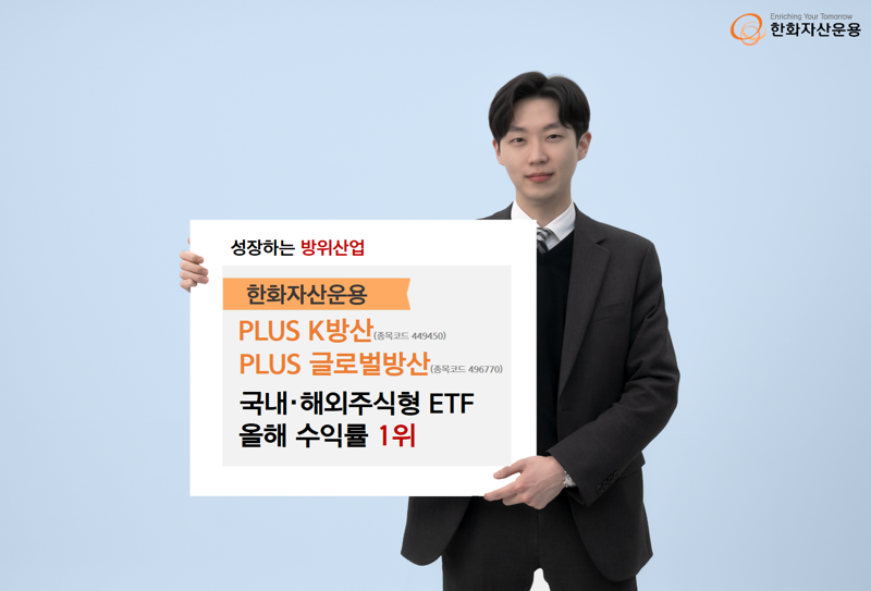 한화자산운용 'PLUS K방산' ETF, 올해 수익률