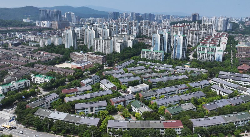 경기 성남 분당구 일대 아파트 단지 모습. 연합뉴스