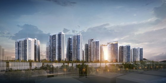 서울 서초구 잠원동 '메이플자이' 투시도. <span id='_stock_code_006360' data-stockcode='006360'>GS건설</span> 제공 