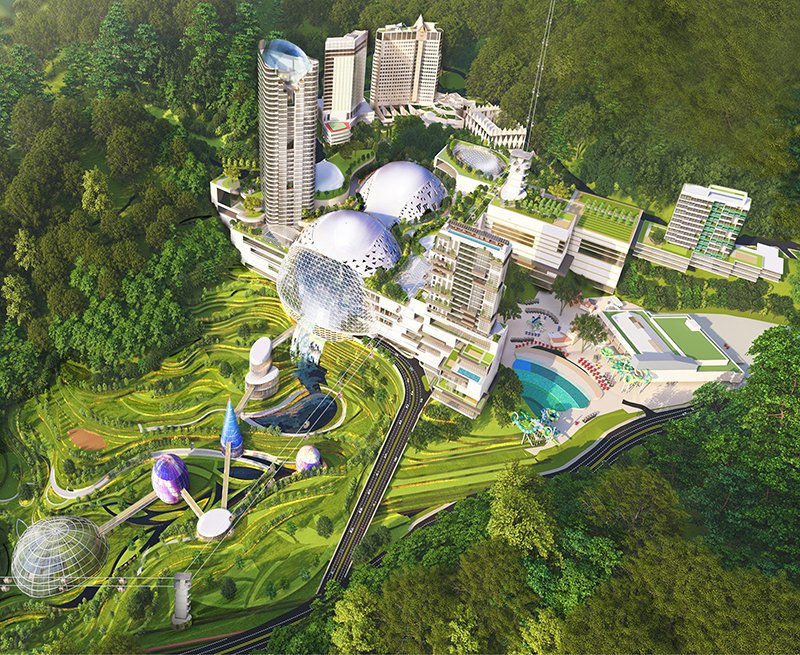 강원랜드 랜드마크존 예상 조감도. 강원랜드 제공