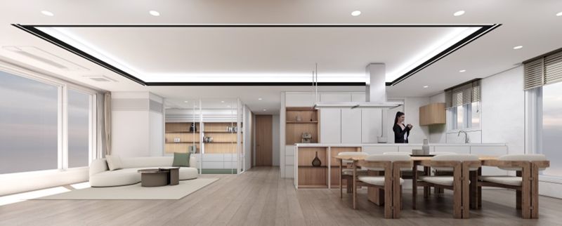 <span id='_stock_code_006360' data-stockcode='006360'>GS건설</span>의 PC 공동주택 내부 실내투시도 예시. GS건설 제공