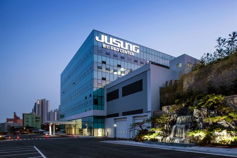 <span id='_stock_code_036930' data-stockcode='036930'>주성엔지니어링</span> 용인 R&amp;D센터 전경. 주성엔지니어링 제공