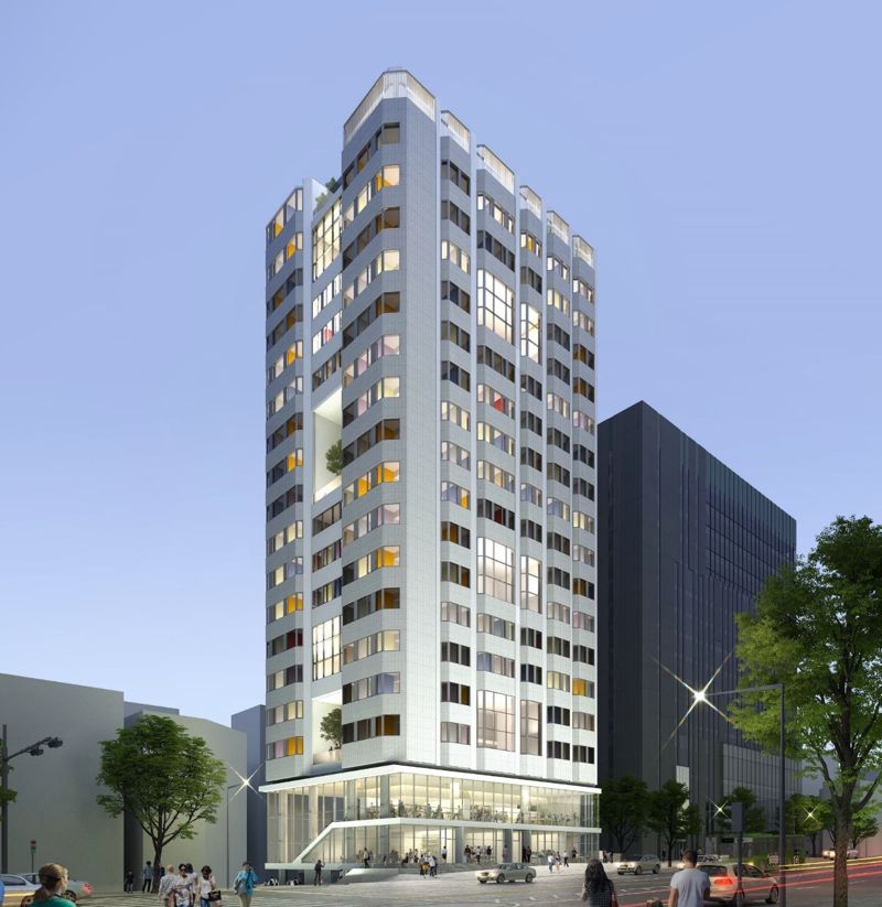 에피소드 신촌 캠퍼스 조감도. <span id='_stock_code_034730' data-stockcode='034730'>SK</span>디앤디 제공