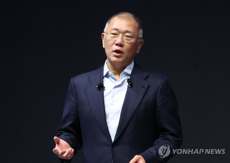 정의선 <span id='_stock_code_005380' data-stockcode='005380'>현대차</span>그룹 회장. 연합뉴스