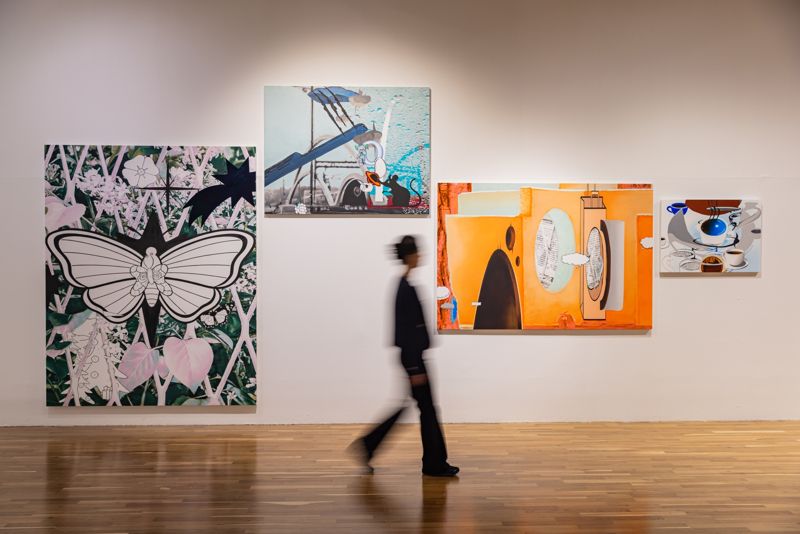 북서울미술관 '떨어지는 눈' 전시관 전경. <span id='_stock_code_000390' data-stockcode='000390'>삼화페인트</span>공업 제공