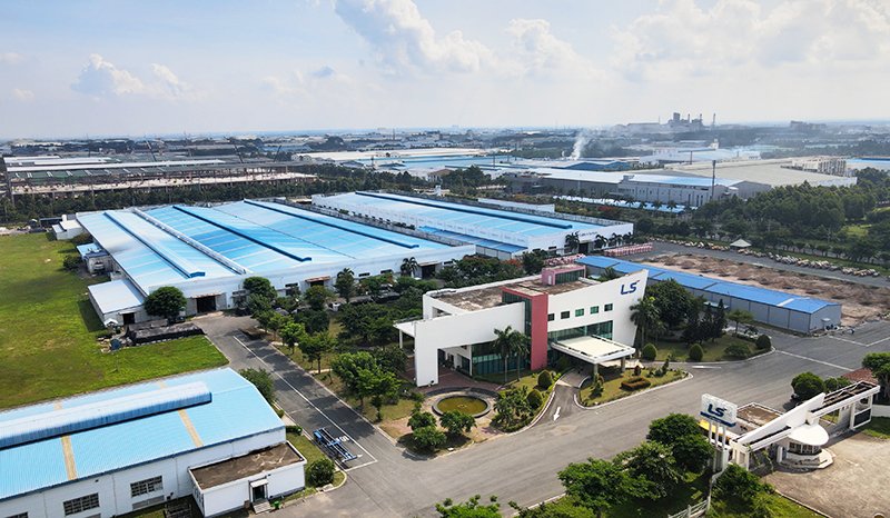 <span id='_stock_code_229640' data-stockcode='229640'>LS에코에너지</span> 베트남 생산법인 전경. LS전선 제공