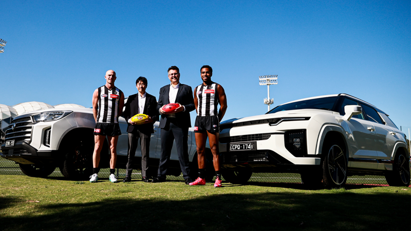 <span id='_stock_code_003620' data-stockcode='003620'>KG모빌리티</span>는 AFL(Australian Football League) 콜링우드 구단과 3년간 스폰서 계약을 체결했다고 8일 밝혔다. KG모빌리티 제공