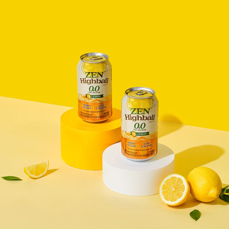 젠 하이볼향 <span id='_stock_code_294140' data-stockcode='294140'>레몬</span> 0.0 제품. 티젠 제공 