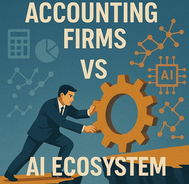 챗 GPT가 생성한 회계업계의 AI생태계 구축 경쟁 이미지. 챗GPT 제공.