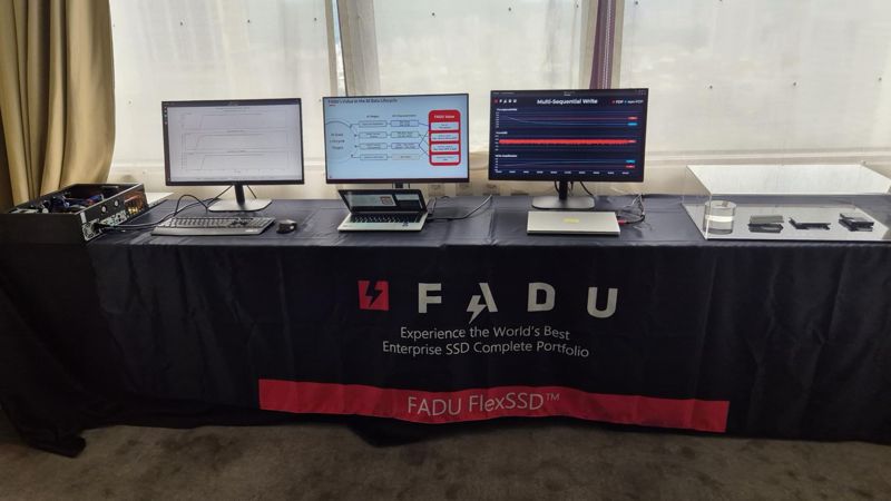 컴퓨텍스 2025 전시장에 마련한 <span id='_stock_code_440110' data-stockcode='440110'>파두</span> 쇼룸. 파두 제공