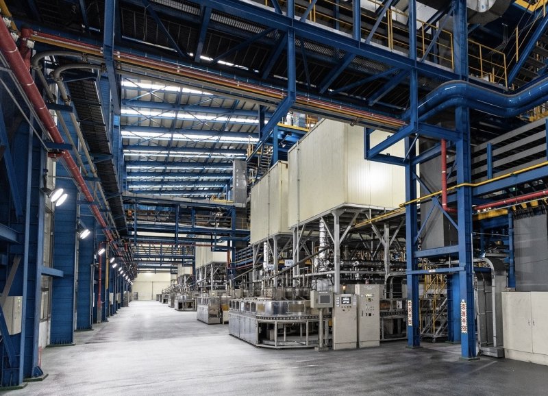 포스코퓨처엠 세종 음극재 공장 생산라인 전경. 포스코퓨처엠 제공