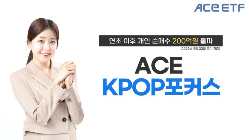 한투운용 ACE KPOP포커스 ETF, 연초 이후 개