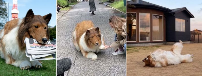 '토코'라는 가명을 쓰는 일본 <span id='_stock_code_004270' data-stockcode='004270'>남성</span>이 어릴 적부터 품어온 ‘개가 되고 싶다’는 꿈을 실현하기 위해 <span id='_stock_code_000880' data-stockcode='000880'>한화</span>로 2,200만 원가량을 들여 정교한 보더콜리 의상을 제작했다. 출처=토코 SNS