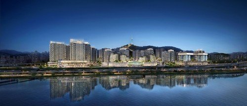 아크로 한남 투시도. DL이앤씨 제공