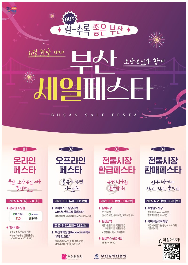 부산세일페스타 홍보물. 부산시 제공