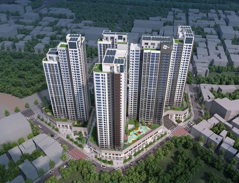 서울 영등포구 '리버센트 푸르지오 위브' 조감도. <span id='_stock_code_047040' data-stockcode='047040'>대우건설</span> 제공