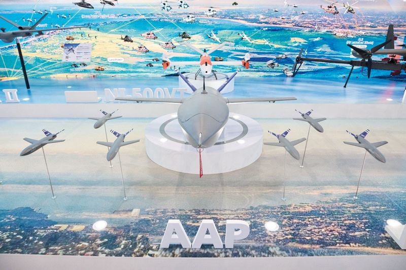 한국항공우주산업(KAI)이 개발 중인 무인기 모형. KAI 제공