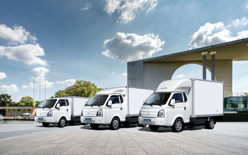 현대자동차가 실용성과 편의성을 강화한 '2025 포터 II 일렉트릭 특장차'를 출시했다고 12일 밝혔다. 사진은 2025 포터 II 일렉트릭 특장차. 사진=현대차 제공