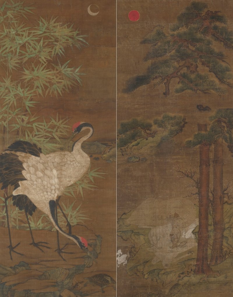 십장생도. 국립중앙박물관 