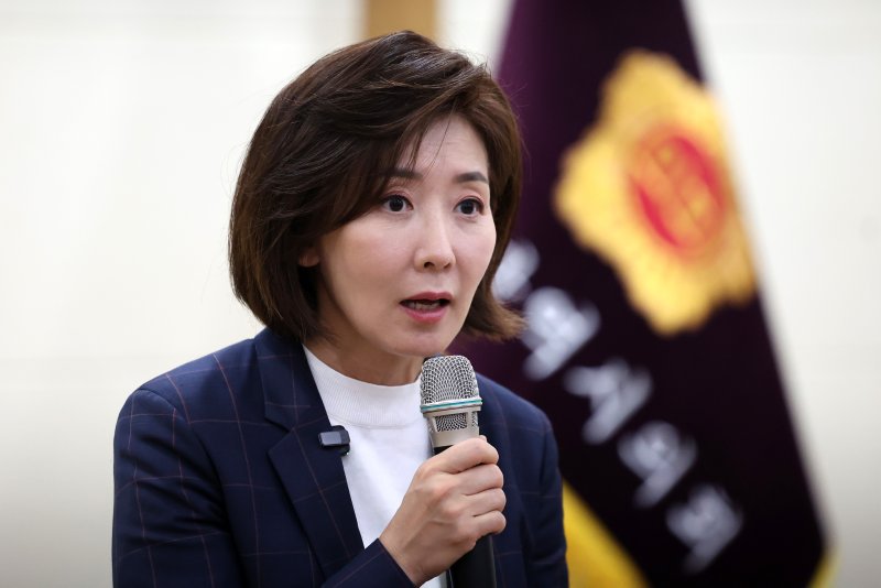 [대구&#x3D;뉴시스] 이무열 기자 &#x3D; 나경원 국민의힘 의원. 2025.04.21. 