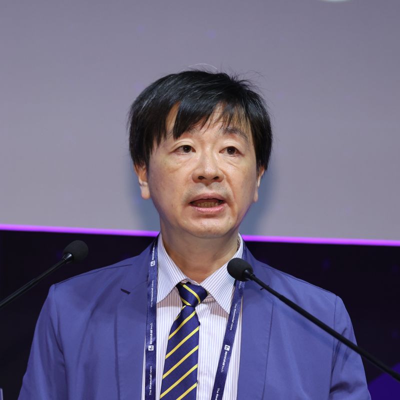 파이낸셜뉴스와 특허청이 공동주최하는 제15회 국제지식재산보호컨퍼런스가 24일 서울 웨스틴 조선호텔 그랜드볼룸에서 열려 스기미츠 카즈나리 일본 가나자와공업대학교 교수가 기조강연을 하고 있다. 사진&#x3D;서동일 기자