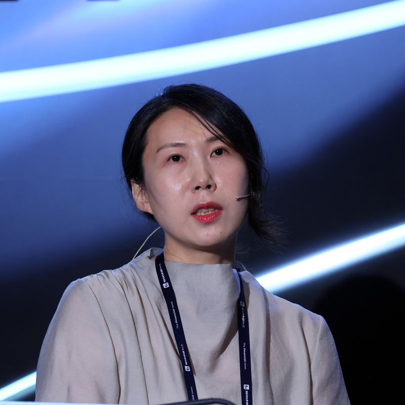 파이낸셜뉴스와 과학기술정보통신부 주최로 26일 서울 여의도 콘래드호텔에서 열린 제16회 퓨처ICT포럼에서 방은혜 kt 밀리의서재 AI 서비스본부 본부장이 강연을 하고 있다. 사진=서동일 기자