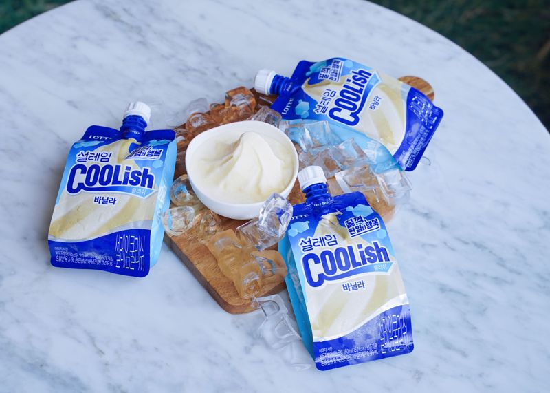 설레임 쿨리쉬 바닐라 제품 연출컷. <span id='_stock_code_280360' data-stockcode='280360'>롯데웰푸드</span> 제공