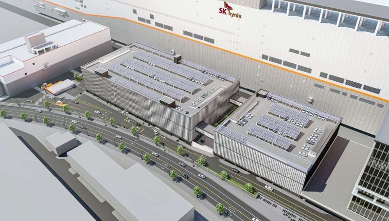 충청북도 청주시 'SK하이닉스 청주4캠퍼스' 조감도. <span id='_stock_code_005960' data-stockcode='005960'>동부건설</span> 제공