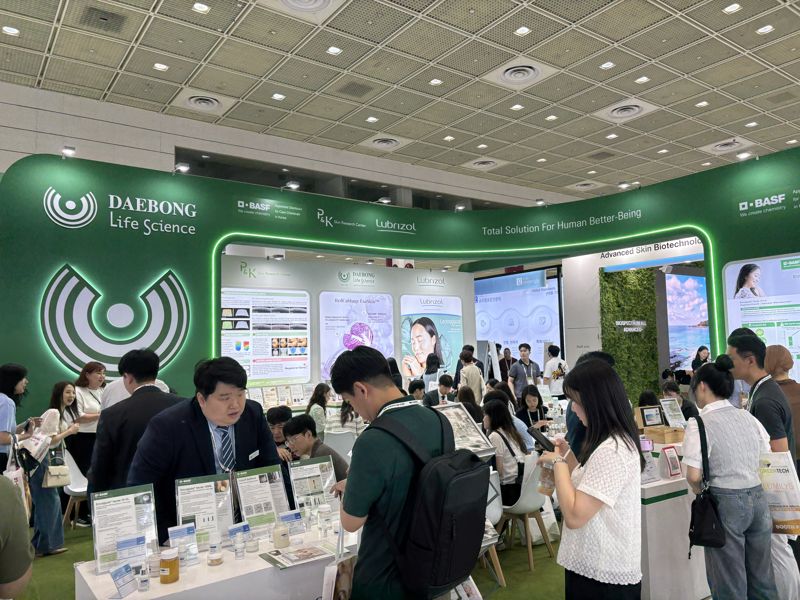 &#39;인코스메틱스 코리아 2025&#39; 전시장 대봉엘에스 부스 전경. 대봉엘에스 제공