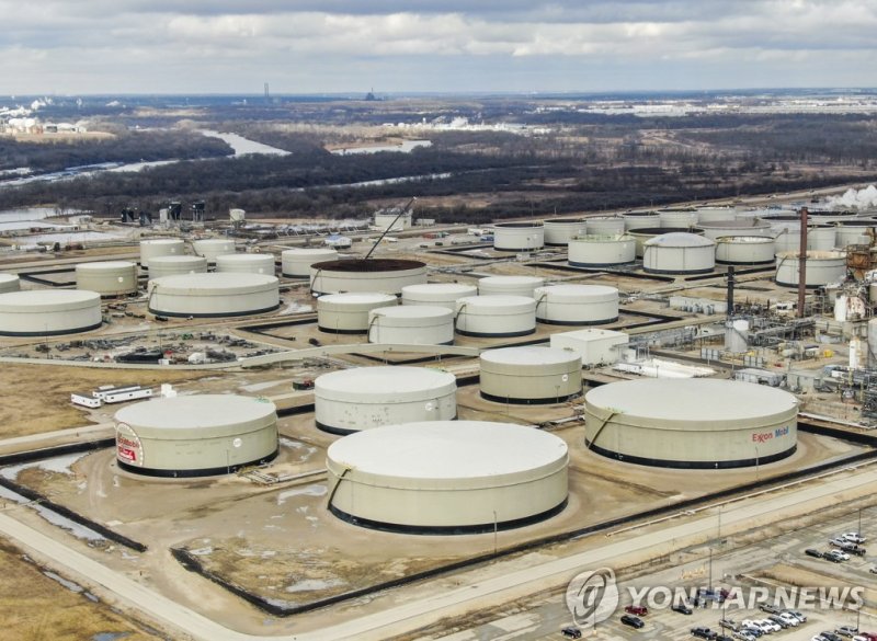 미국 일리노이주 졸리엣에 위치한 정유시설. 연합뉴스