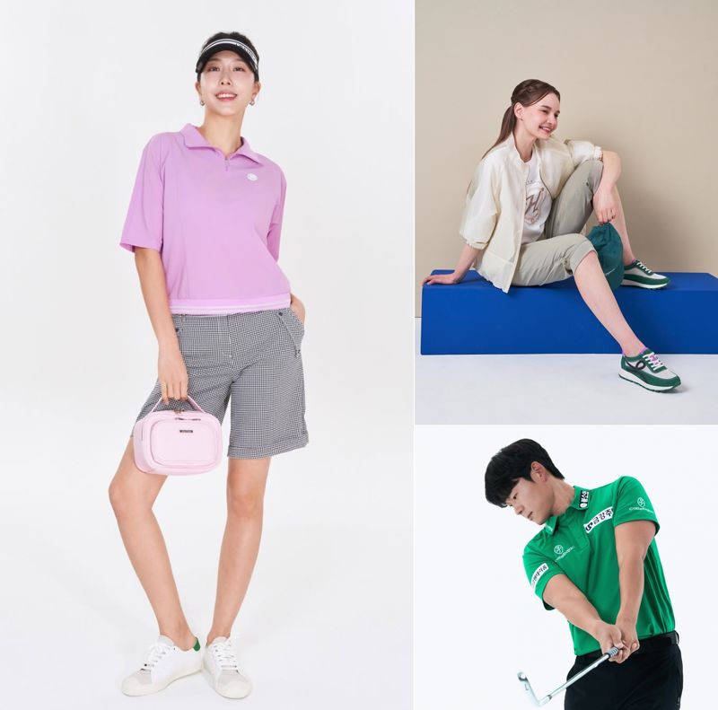 형지그룹 냉감 소재 제품 이미지. 형지글로벌 제공