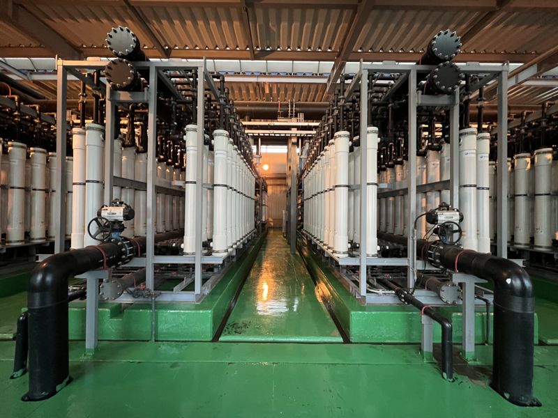 시노펙스 해수 담수화 필터. 시노펙스 제공