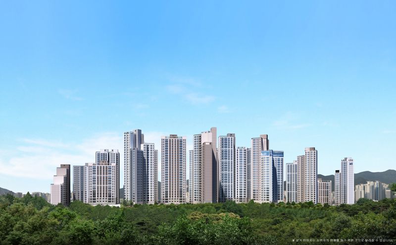 경기 안양시 '안양자이 헤리티온' 투시도. <span id='_stock_code_006360' data-stockcode='006360'>GS건설</span> 제공