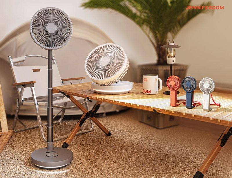 락앤락의 자회사 제니퍼룸의 ‘폴더블 무선 선풍기’. 락앤락 제공