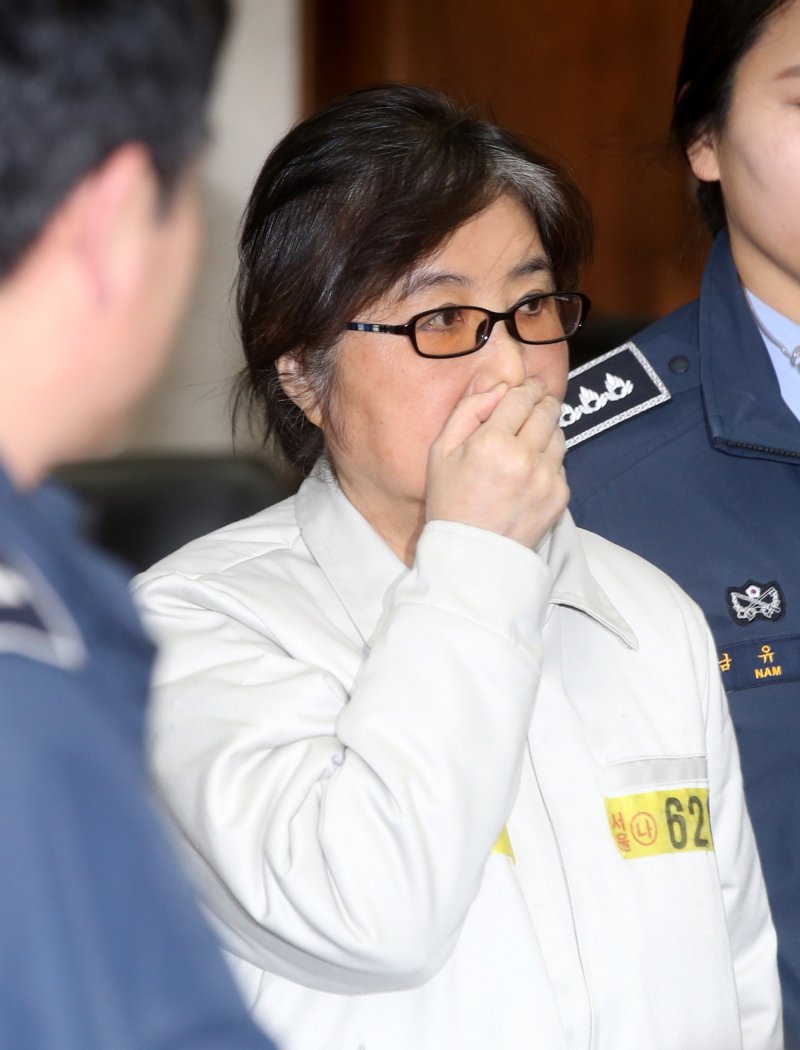 박근혜 정부 국정농단 핵심 인물 최서원(69·개명 전 최순실)씨. 뉴시스