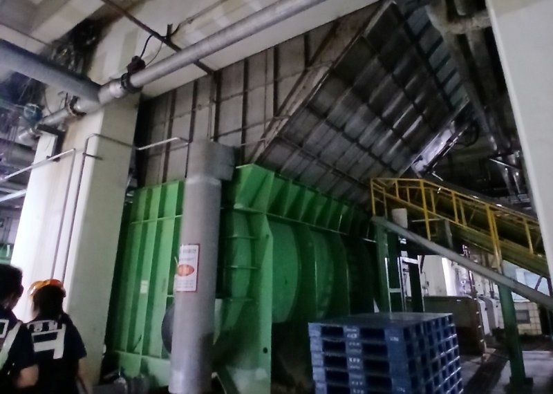 근로자 사망한 제지공장 /사진=연합뉴스 [대전소방본부 제공. 재판매 및 DB 금지]