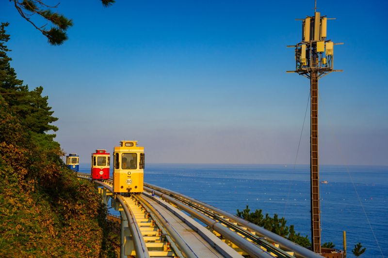 해운대 블루라인파크 해변열차