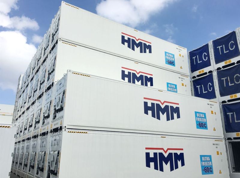 <span id='_stock_code_011200' data-stockcode='011200'>HMM</span>의 초저온 냉동 컨테이너 ‘울트라 프리저(Ultra Freezer). HMM 제공