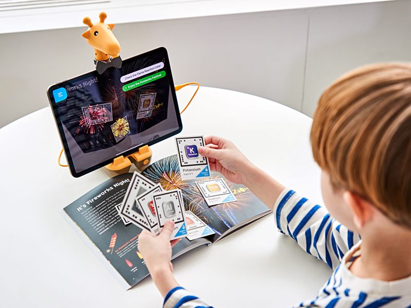 웅진씽크빅 AR 피디아. 웅진그룹 제공