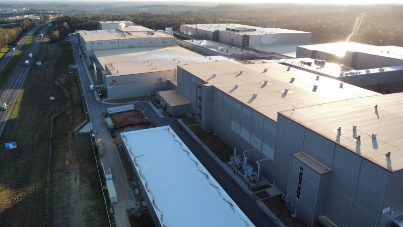 SK온 미국 조지아주 공장 전경. 뉴스1