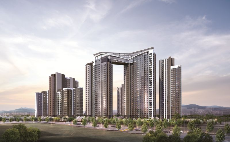 '디에이치 아델스타' 투시도. <span id='_stock_code_000720' data-stockcode='000720'>현대건설</span> 제공