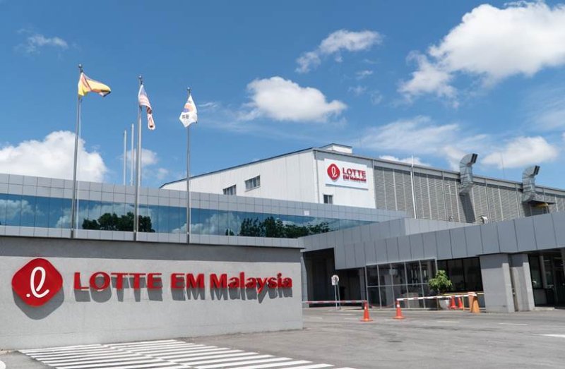 <span id='_stock_code_020150' data-stockcode='020150'>롯데에너지머티리얼즈</span> 말레이시아 공장. 롯데에너지머티리얼즈 제공