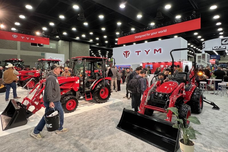 북미 최대 농기계 박람회 'NFMS 2025'에 참가한 TYM. TYM 제공