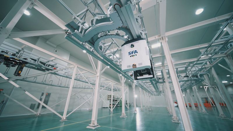 <span id='_stock_code_056190' data-stockcode='056190'>에스에프에이</span> 반도체 웨이퍼 이송장비. 에스에프에이 제공